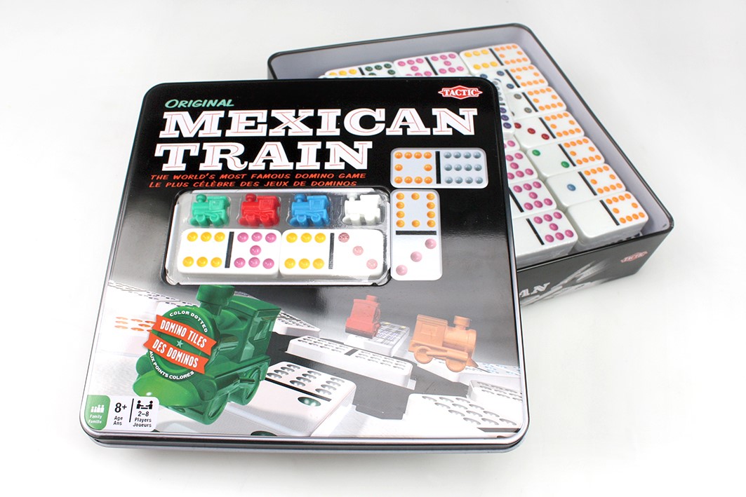 Tactic Spel Mexican Train i Plåtask - 3