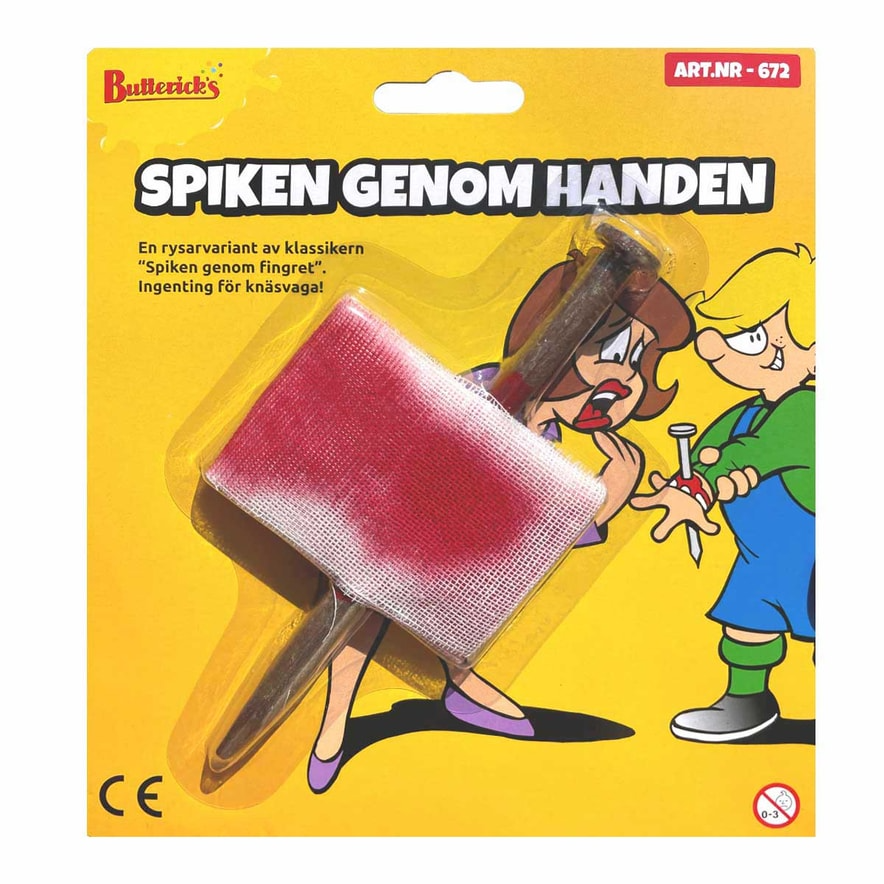 Buttericks Spiken genom handen