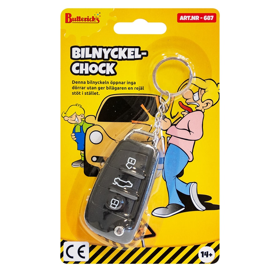 Buttericks Bilnyckel, Chock