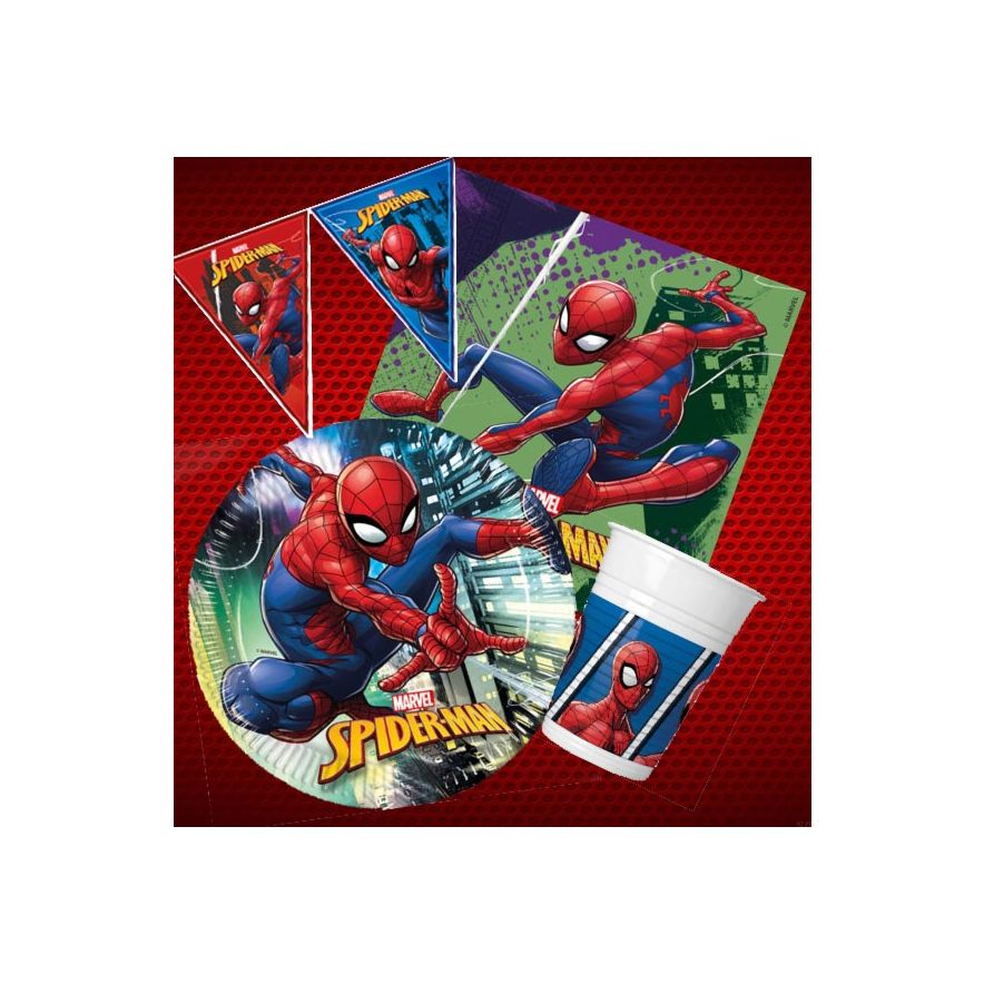 Buttericks Girlang, Spiderman 9 flaggor - 3