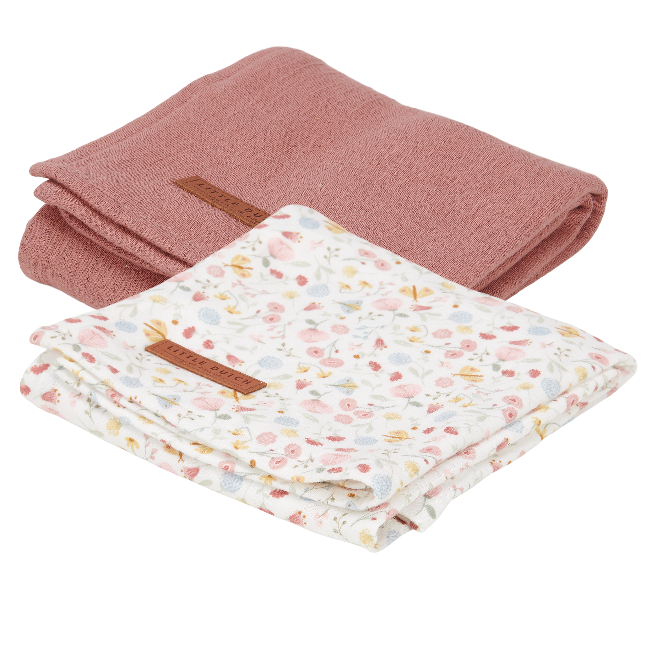 Babyfilt Baby, Flowers - Little Dutch