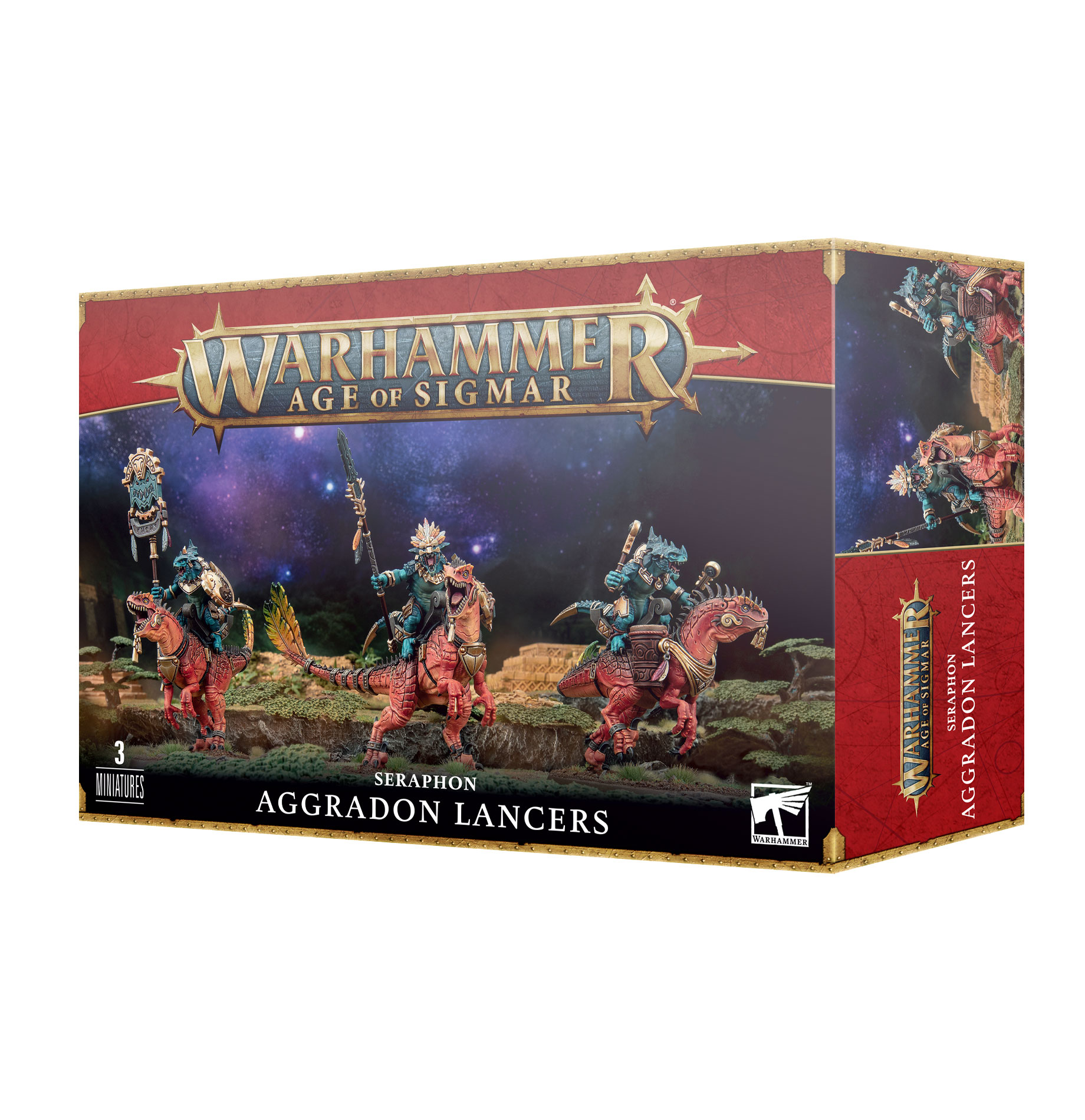 Warhammer 40k Seraphon: Aggradon Lancers