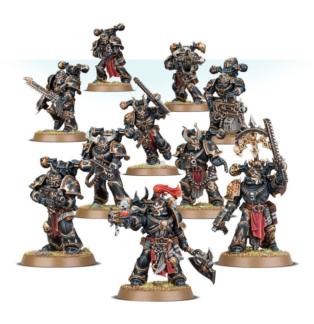 Warhammer 40k Chaos Space Marines: Legionaries - 2