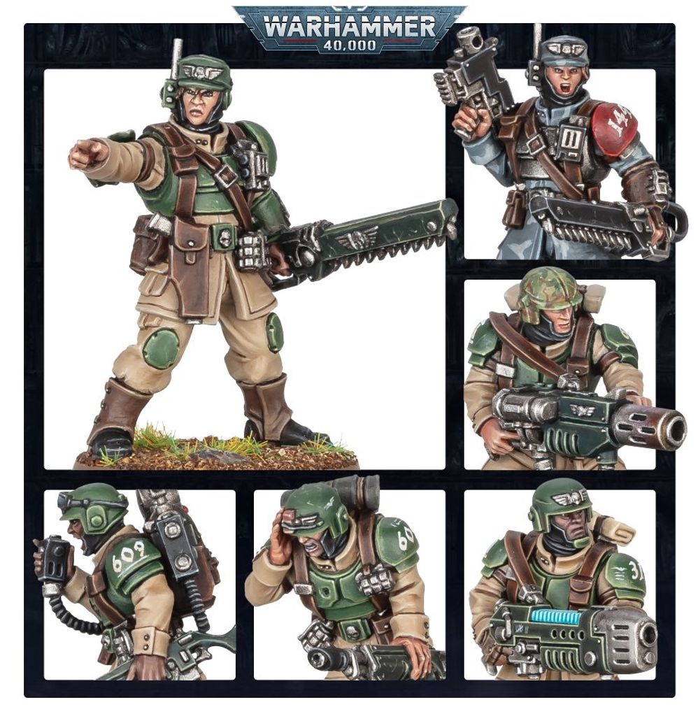 Warhammer 40k Astra Militarum: Cadian Shock Troops - 3
