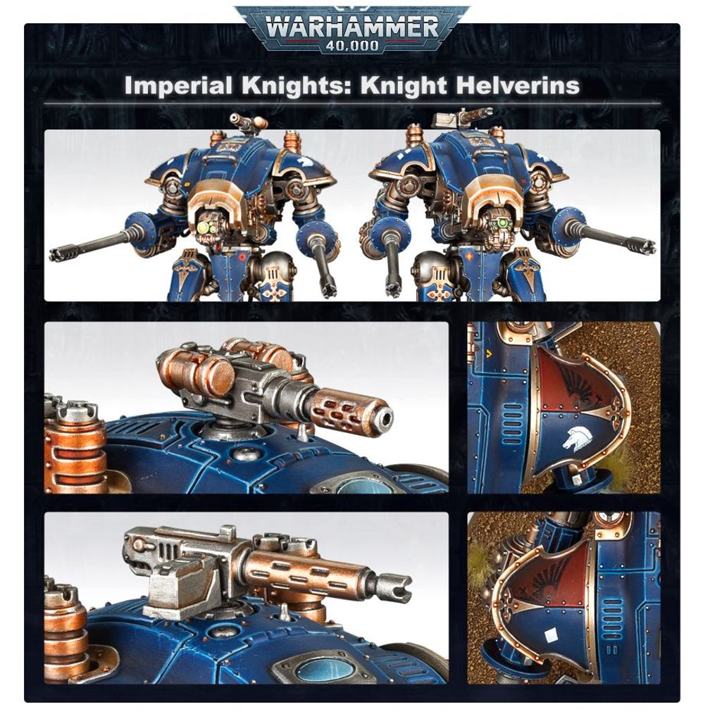 Warhammer 40k Imperial Knights: Knight Armigers - 4