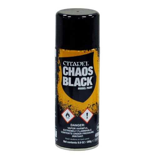 Warhammer 40k Chaos Black Spray