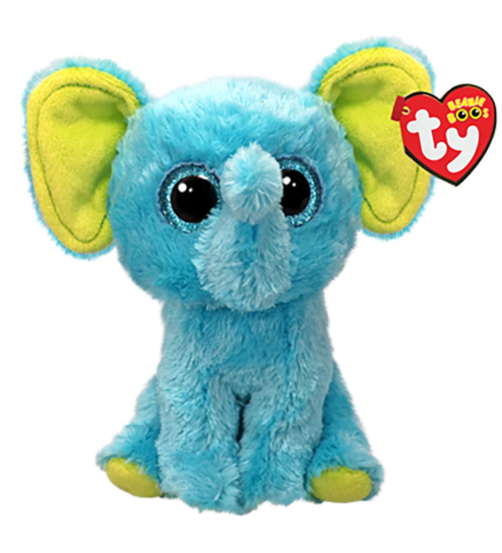 TY Beanie Boos Blue Elephant Trunkles