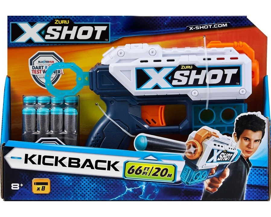 X-Shot Excel Kickback ned 8 st Pilar