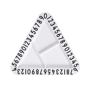 Snack tallrik, Trekantig - Design Letters