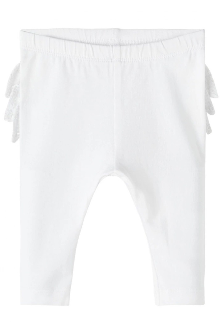 Name it Baby Leggings med Spets, Vit, Storlek 80 - 2