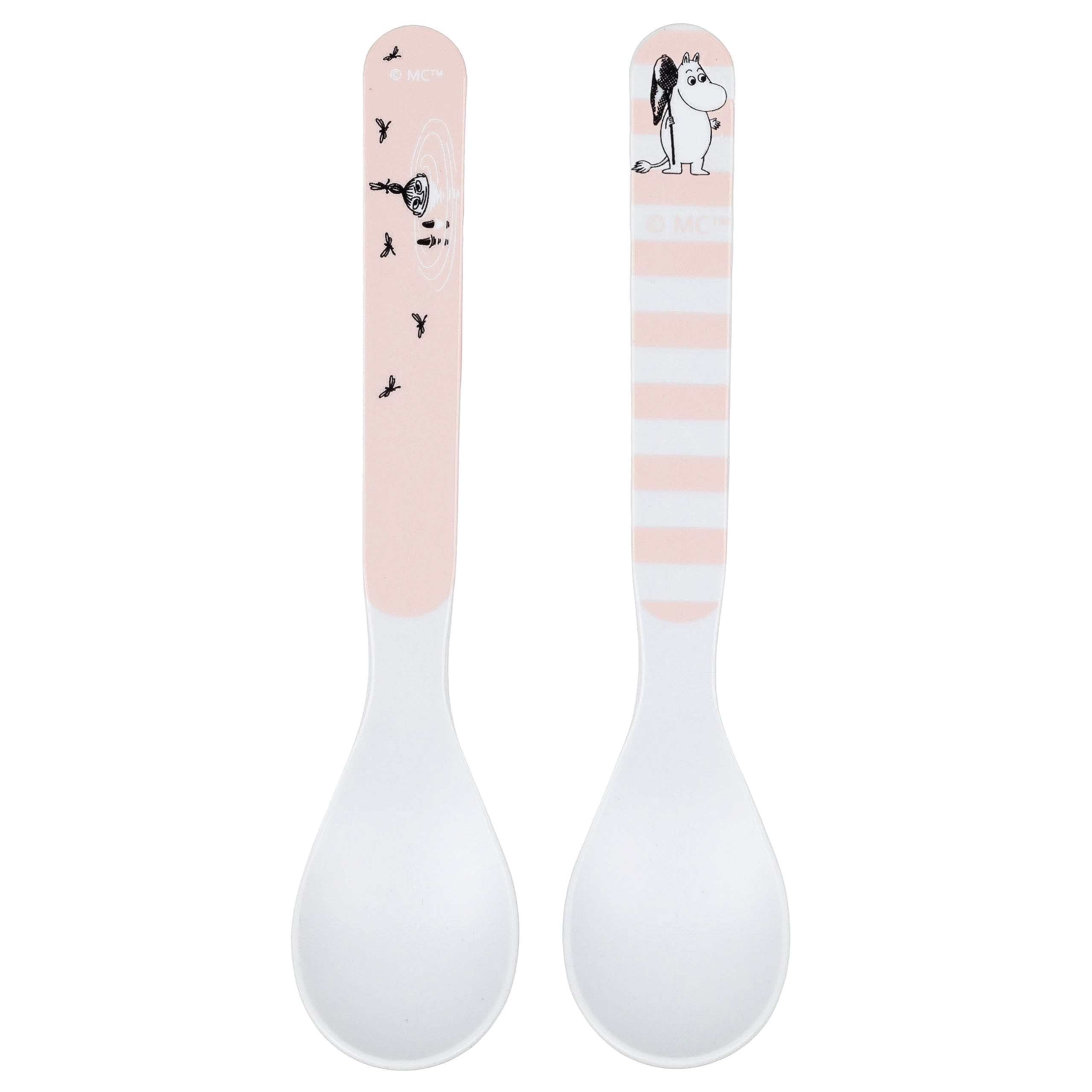 Mumin Vatten & Bad, Skedar 2-pack, Rosa  - Rätt Start