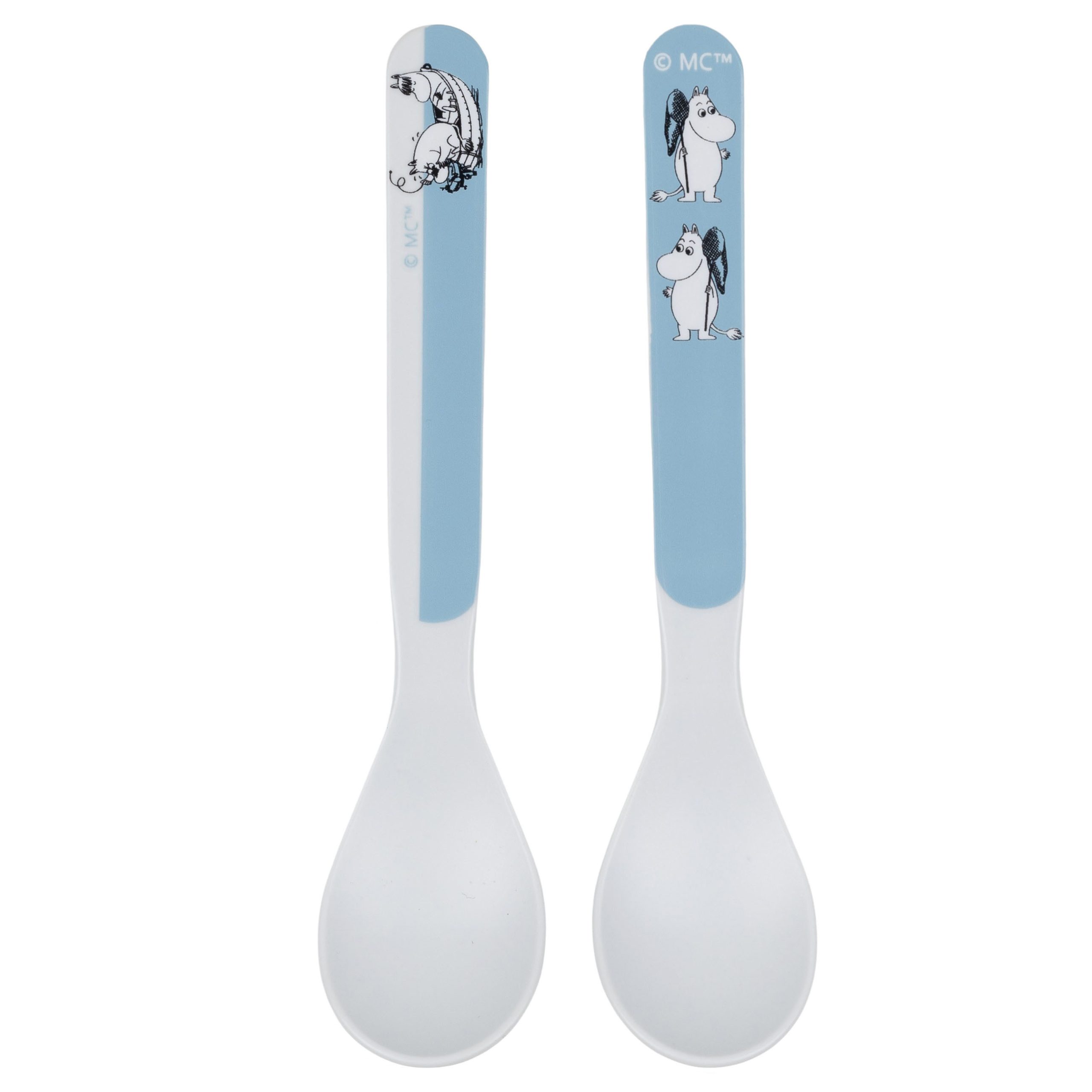 Mumin Vatten & Bad, Skedar, 2-pack, Blå - Rätt Start
