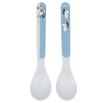 Mumin Vatten & Bad, Skedar, 2-pack, Blå - Rätt Start