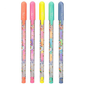 Ylvi Regnbågsgelpennor, 5-pack