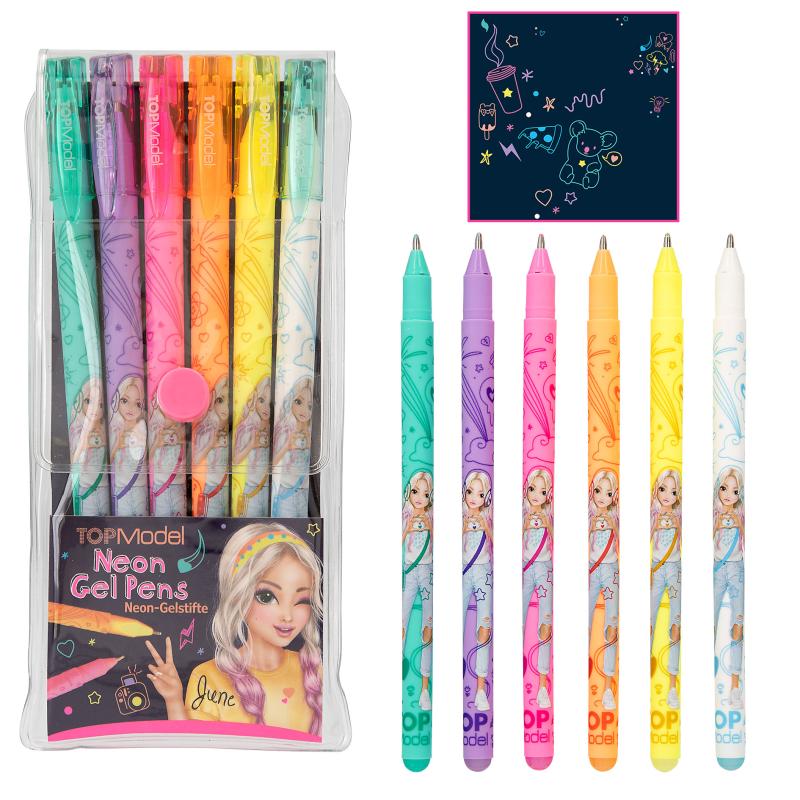 TOPModel Gelpennor Neon, 6-pack - 4