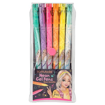 TOPModel Gelpennor Neon, 6-pack