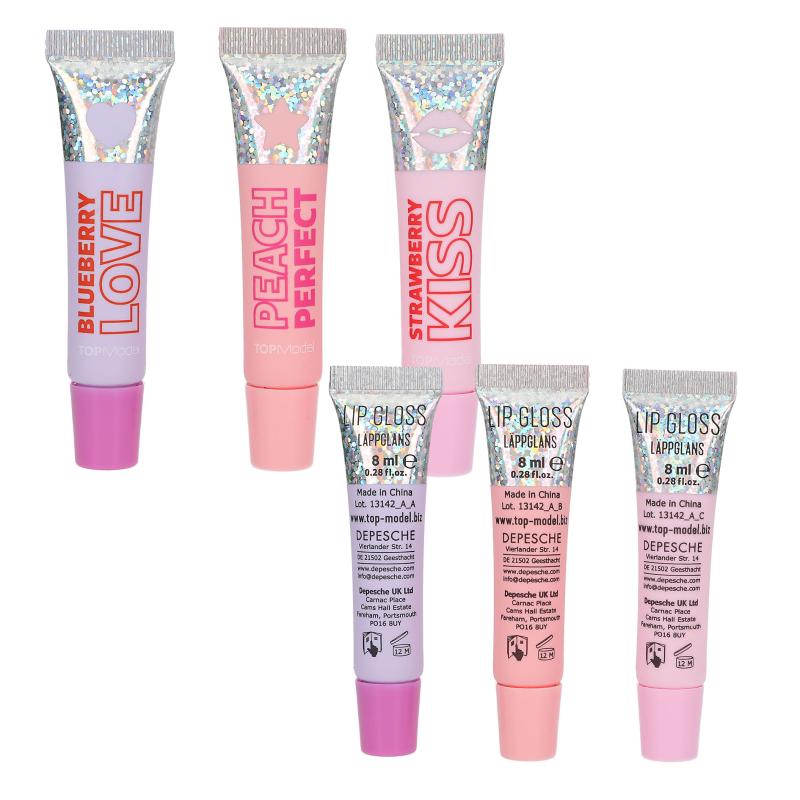 TOPModel Läppglans, 3-pack Beauty & Me - 3