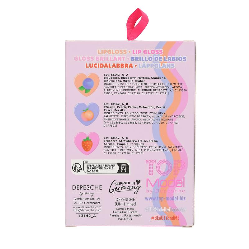 TOPModel Läppglans, 3-pack Beauty & Me - 4