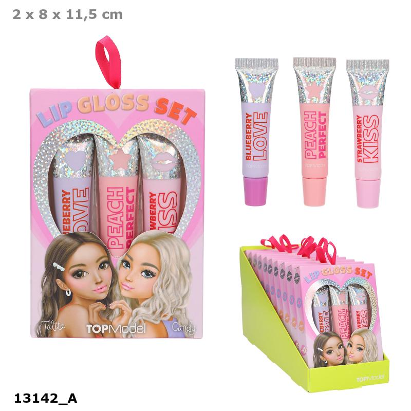 TOPModel Läppglans, 3-pack Beauty & Me - 2