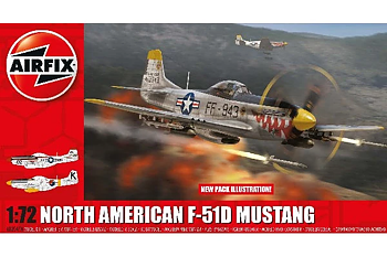 Airfix Modellflyg North American F-51D Mustang