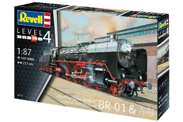 Revell Modellbygge Tåg Express Locomotive BR01 & Tender 2