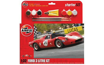 Airfix Modellbil Starter Set Ford 3 Litre GT