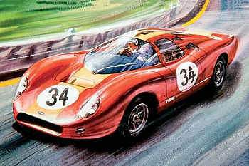Airfix Modellbil Starter Set Ford 3 Litre GT