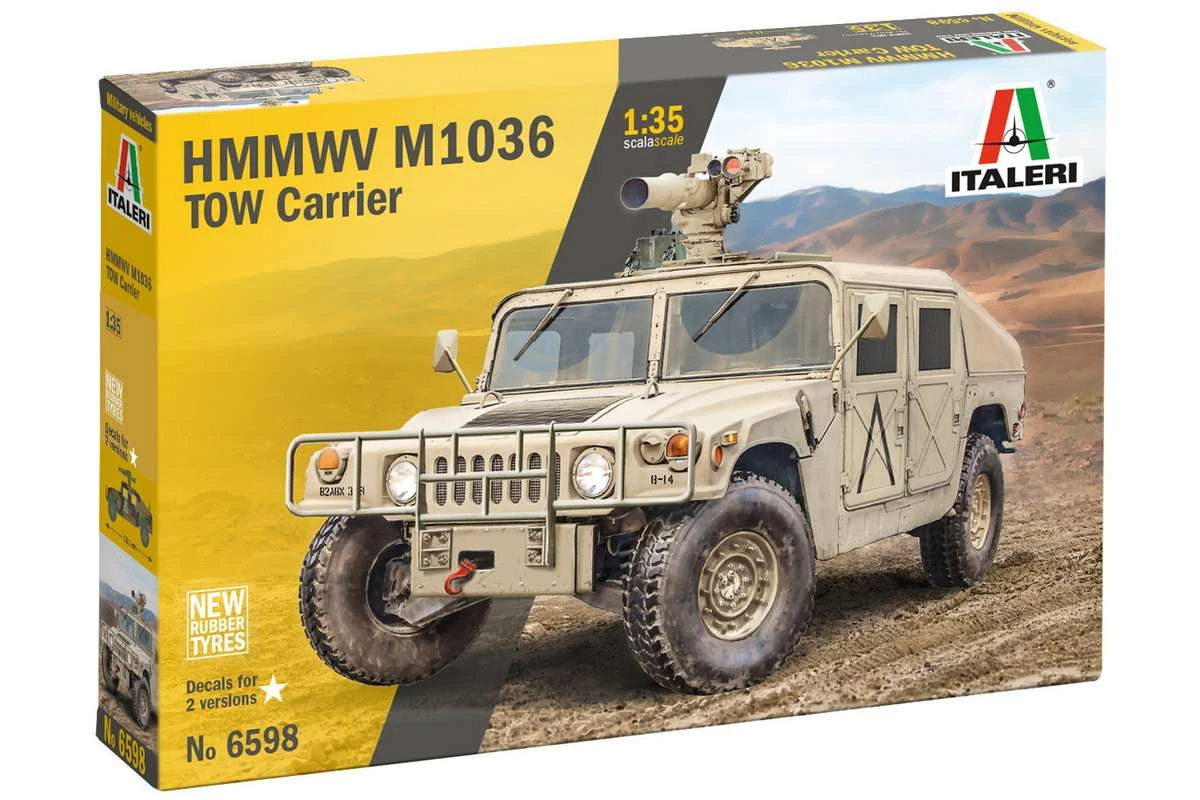 Italeri Modellbygge Militärbil HMMWV M966 TOW Carrier