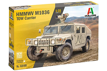 Italeri Modellbygge Militärbil HMMWV M966 TOW Carrier