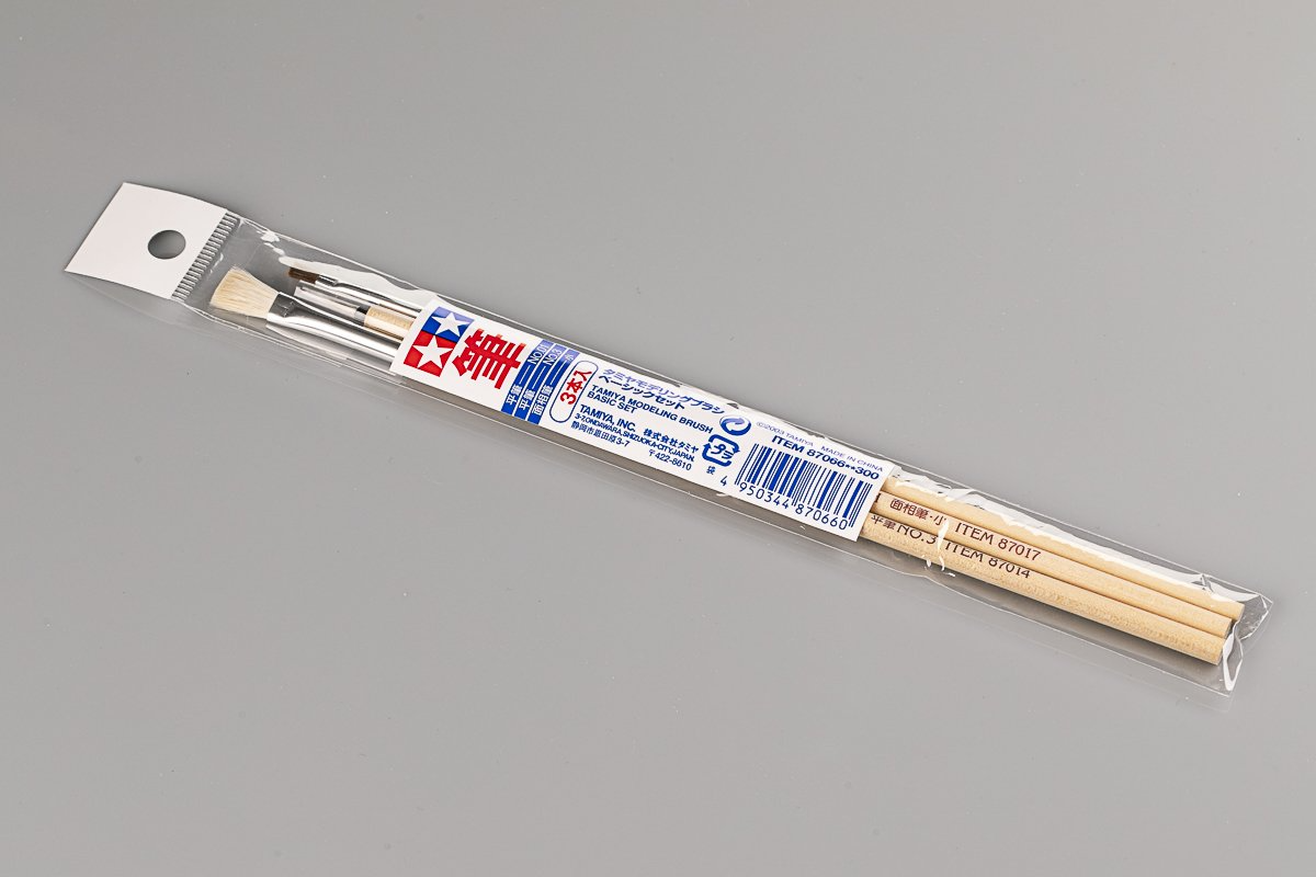 Tamiya Modeling Brush Basic Set (3 st) - 3