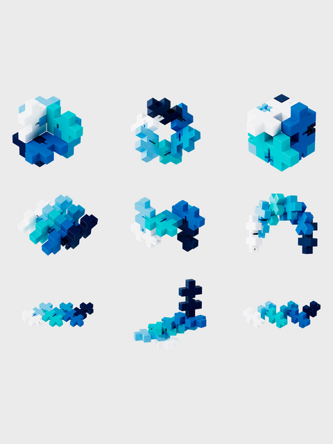 Plus-Plus HEXEL Waterfall - 3