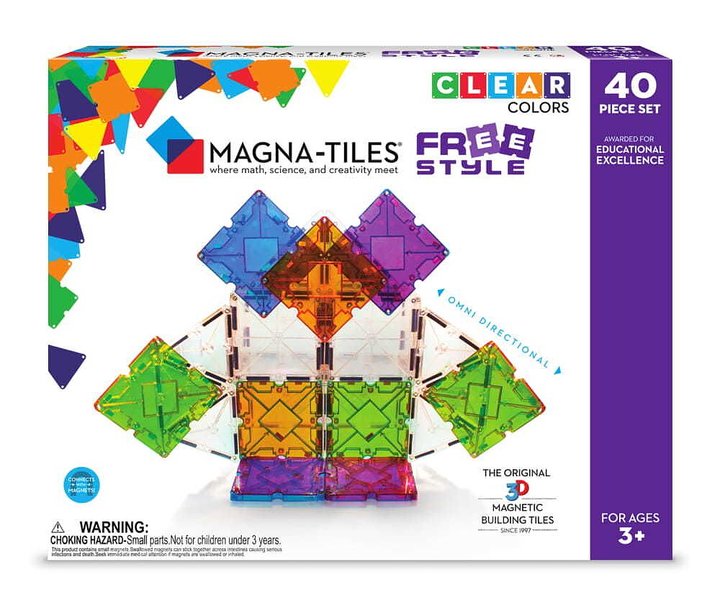 Magna-tiles Freestyle 40 pcs - Kalikå