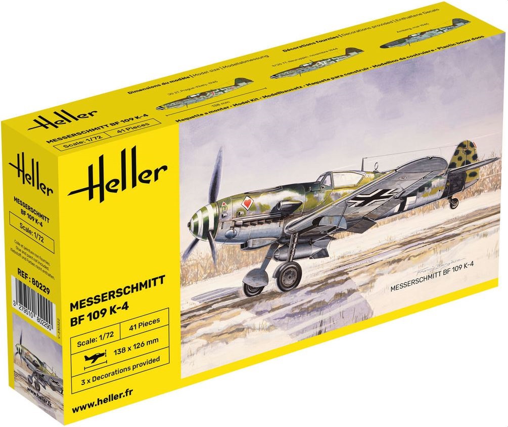 Heller Modellflyg Messerschmitt Bf 109 K-4 in 1:72 - Hobby Toys
