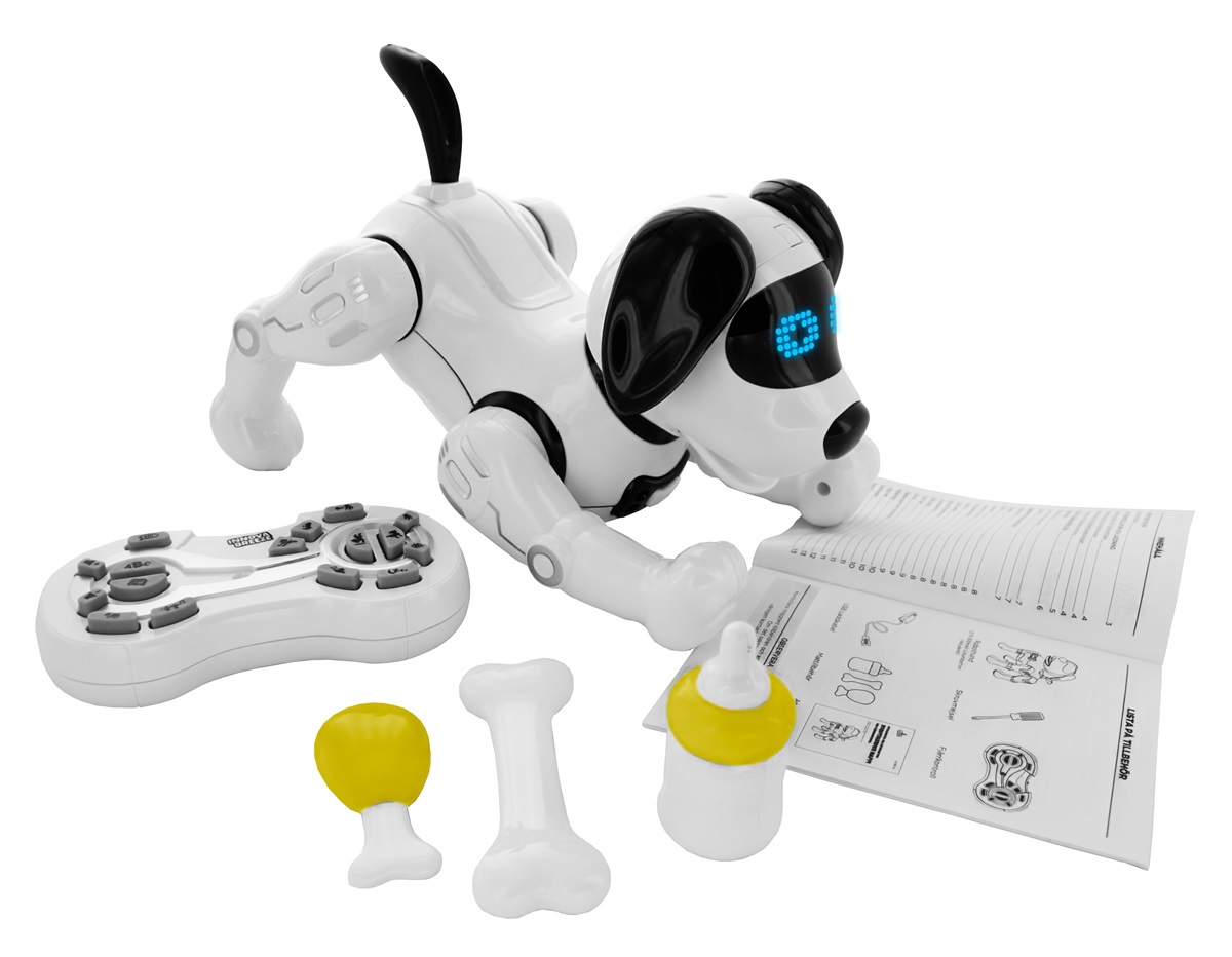 Robothund NAPPI med tillbehör med Svenskt Tal - 4