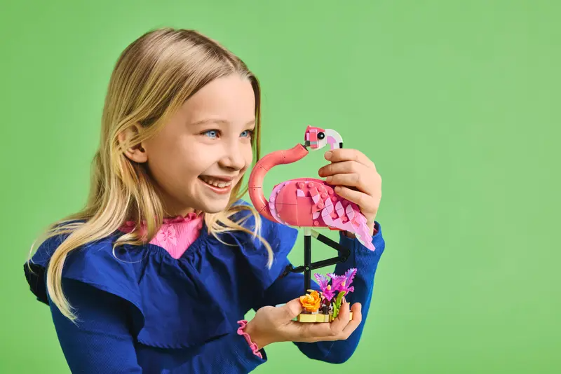 Lego Creator 3in 1 31170 Vilda Djur: Rosa Flamingo - 4