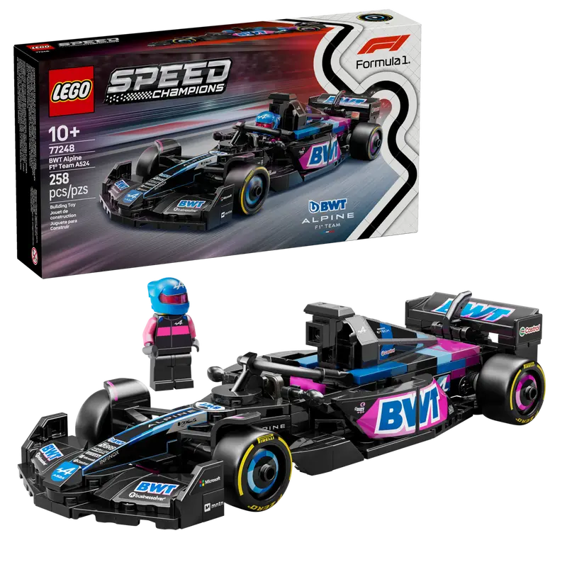 Lego Speed 77248 BWT Alpine F1® Team A524 racerbil