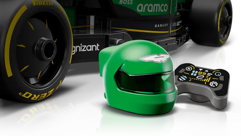 Lego Speed 77245 Aston Martin Aramco F1® AMR24 racerbil - 4