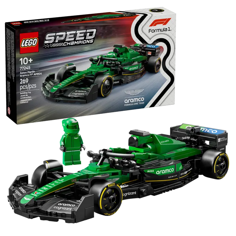 Lego Speed 77245 Aston Martin Aramco F1® AMR24 racerbil - 6