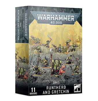 Warhammer 40k Orks: Runtherd and Gretchin