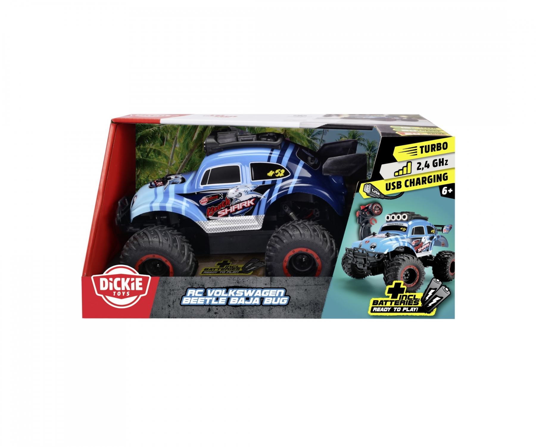 Dicke Toys Radiostyrd Volkswagen Beetle Baja Bug, RTR