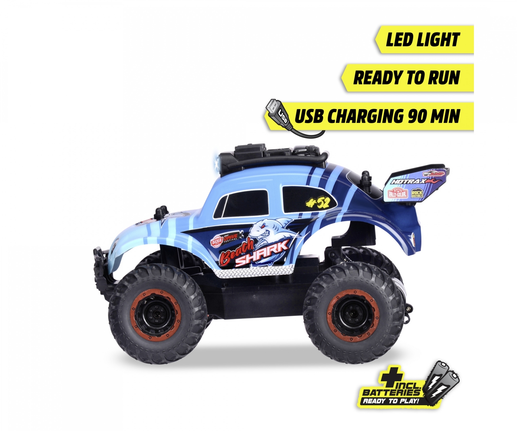 Dicke Toys Radiostyrd Volkswagen Beetle Baja Bug, RTR - 7