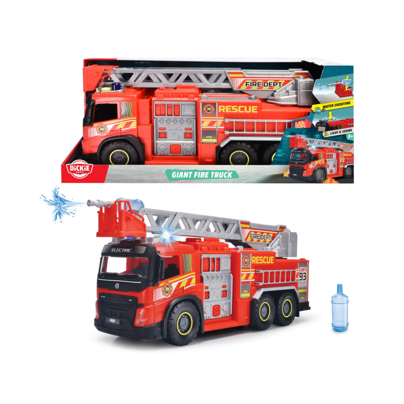 Dickie Toys Volvo Brandbil med Ljud och Ljus