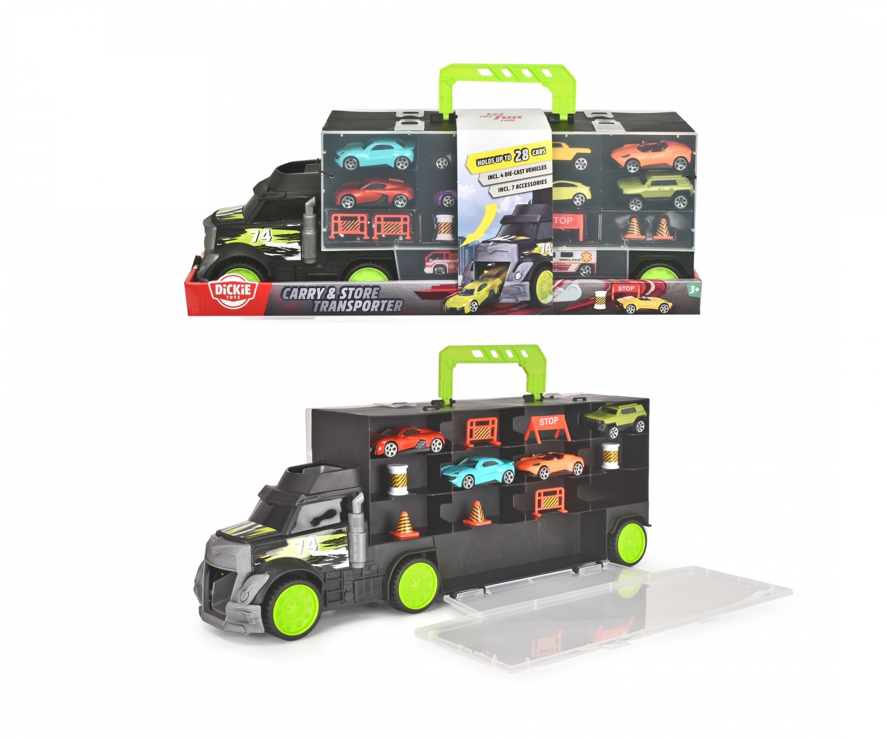 Dickie Toys Biltransport med Förvaring