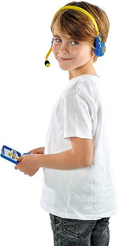 Brandman Sam Police Headset and Smartphone