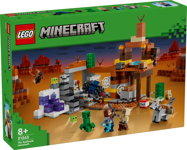 LEGO Minecraft 21263 Gruvschaktet i Stenöknen