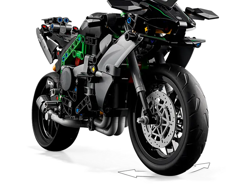 LEGO Technic 42170 Kawasaki Ninja H2R Motorcykel - 2