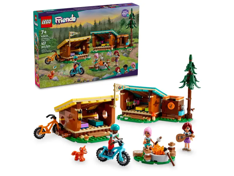 LEGO Friends 42624 Äventyrsläger Mysiga stugor