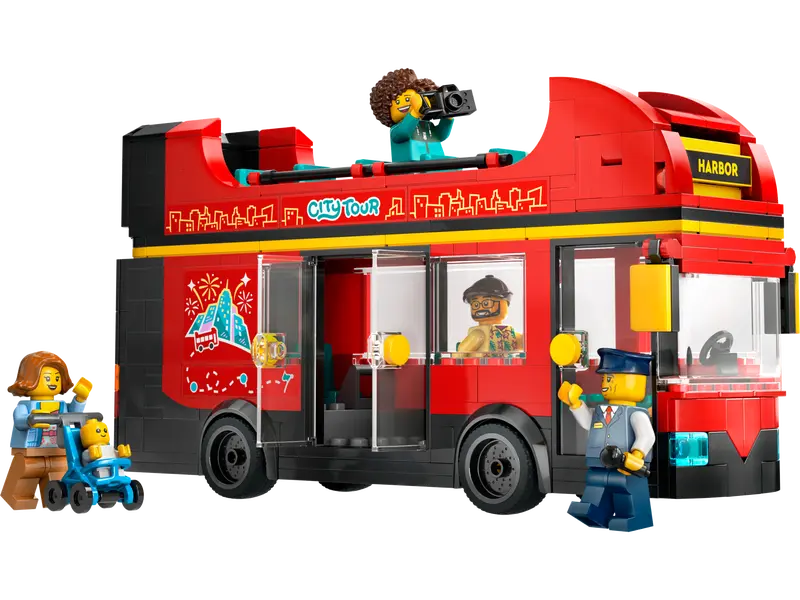 LEGO City 60407 Röd Dubbeldäckare för Sightseeing - 9