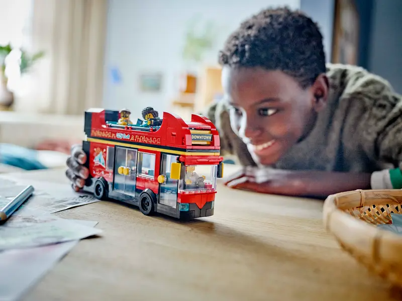 LEGO City 60407 Röd Dubbeldäckare för Sightseeing - 2