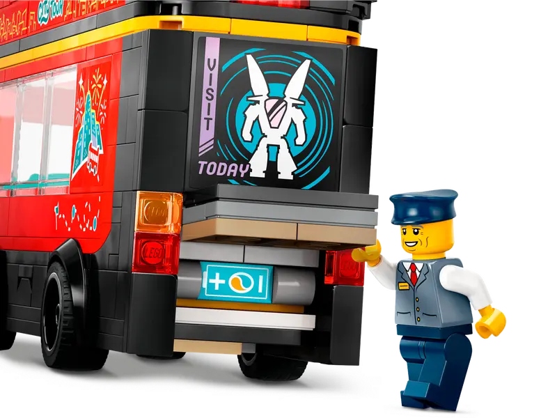 LEGO City 60407 Röd Dubbeldäckare för Sightseeing - 6